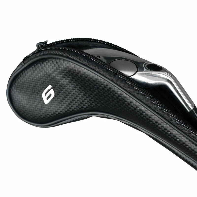 Null MastersGolf Masters Golf Graphite Black Deluxe 4-Sw Set Of Iron Covers 5 Null MastersGolf Masters Golf Graphite Black Deluxe 4-Sw Set Of Iron Covers - Image 3