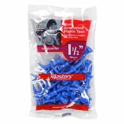 Null MastersGolf Masters Golf Blue Graduated Plastic Tees