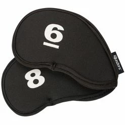 Null MastersGolf Masters Golf Mens Black Neoprene Iron Covers