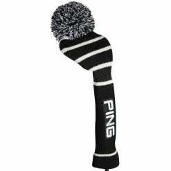 Null Ping Mens Black Knitted Driver Head Cover