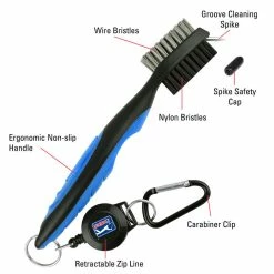 Null PGATour PGA Tour Grey Club Brush Groove Cleaner -Cheap Golf Club Covers Store 319157 34410 319157 2