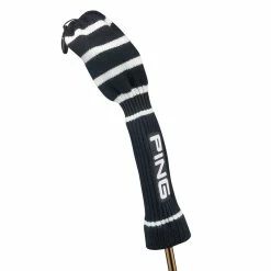 Null Ping Black And White Knit Hybrid Head Cover