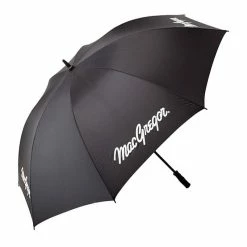 Null MacGregor Mens Black Lightweight Single Canopy Umbrella