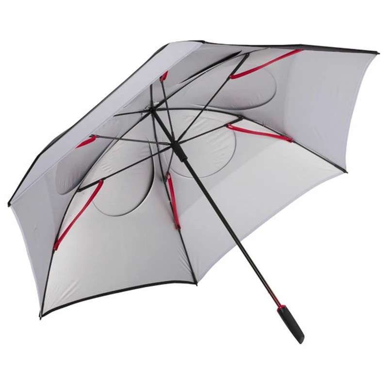 Null Titleist Mens White And Black Lightweight Tour Double Canopy Umbrella 4 Null Titleist Mens White And Black Lightweight Tour Double Canopy Umbrella - Image 2