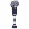 Null Fazer Navy Blue Pompom Knit Golf Fairway Head Cover | American Golf -Cheap Golf Club Covers Store American Golf 338431 35277 338431 0