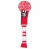 Null Fazer Red And White Pom Knitted Hybrid Head Cover -Cheap Golf Club Covers Store American Golf 338436 37318 338436 0