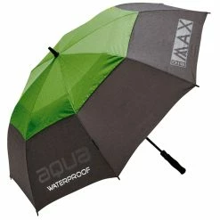 Null BIG MAX Lime Green And Charcoal Grey Lightweight Aqua Umbrella | American Golf