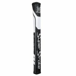 Null SuperStroke Black And White Embossed Traxion Pistol GT 1.0 Golf Putter Grip