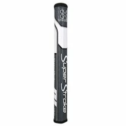 Null SuperStroke Grey And White Traxion Tour Mid Slim 2.0 Putter Grip