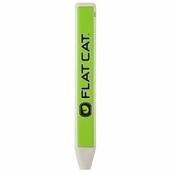 Null Flat Cat White And Lime Green Original Fat Golf Putter Grip