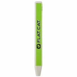 Null Flat Cat White And Lime Green Lightweight Original Svelte Golf Putter Grip