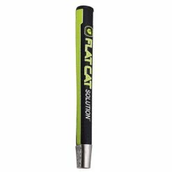 Null Flat Cat Black And Lime Green Solution Pistol Golf Putter Grip