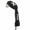 Null PING Mens Black Knit Golf Hybrid Head Cover -Cheap Golf Club Covers Store American Golf 355302 62383 355302 0
