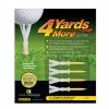 Null 4 Yards More Yellow Pack Of 4 Standard Golf Tees -Cheap Golf Club Covers Store American Golf 357174 63736 357174 0