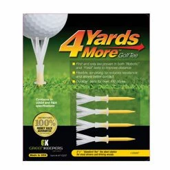 Null 4 Yards More Yellow Pack Of 4 Standard Golf Tees