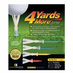 Null 4 Yards More Variety Pack Of 4 Golf Tees