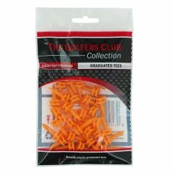Null The Golfers Club Orange Pack Of 35 Step Height Golf Tees