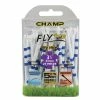 Null Champ White And Blue Stripe MyHite Fly Pack Of 25 Golf Tees