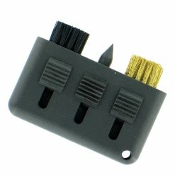 Null Brand Fusion BrandFusion Black The Golfers Club 3-in-1 Golf Brush Tool