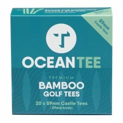 Null Ocean Tee Brown Pack Of 20 Bamboo Castle Golf Tees -Cheap Golf Club Covers Store American Golf 362320 60363 362320 2