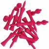Null Brand Fusion BrandFusion Mens Pink Graduated Biodegradable Wooden Golf Tees