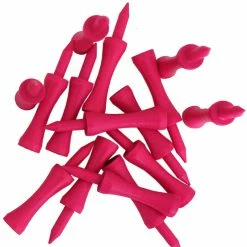 Null Brand Fusion BrandFusion Mens Pink Graduated Biodegradable Wooden Golf Tees