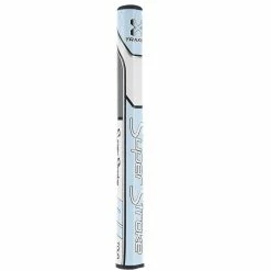 Null SuperStroke Grey And White Embossed Traxion Tour Mid Slim 2.0 Golf Putter Grip| American Golf
