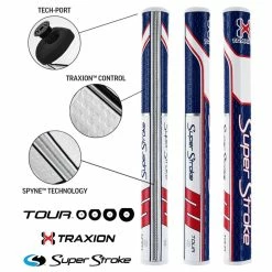 Null SuperStroke Traxion Tour Mid Slim 2.0 Golf Putter Golf Grip -Cheap Golf Club Covers Store American Golf 393195 79720 393195 3