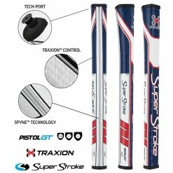 Null SuperStroke Traxion Pistol GT Tour Golf Putter Golf Grip -Cheap Golf Club Covers Store American Golf 393203 83344 393203 3