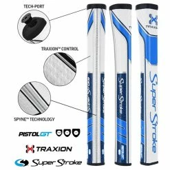 Null SuperStroke Traxion Pistol GT 1.0 Golf Putter Golf Grip -Cheap Golf Club Covers Store American Golf 393215 79731 393215 3