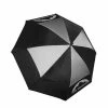 Null Sun Mountain Mens Silver Plain Dual Canopy Golf Umbrella