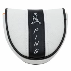 Null Ping White And Black Colour Block PP58 Mallet Golf Putter Head Cover | American Golf